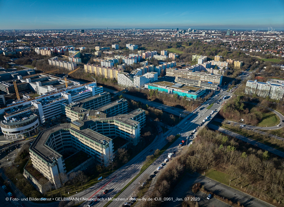 07.01.2023 - Umgebung in Neuperlach